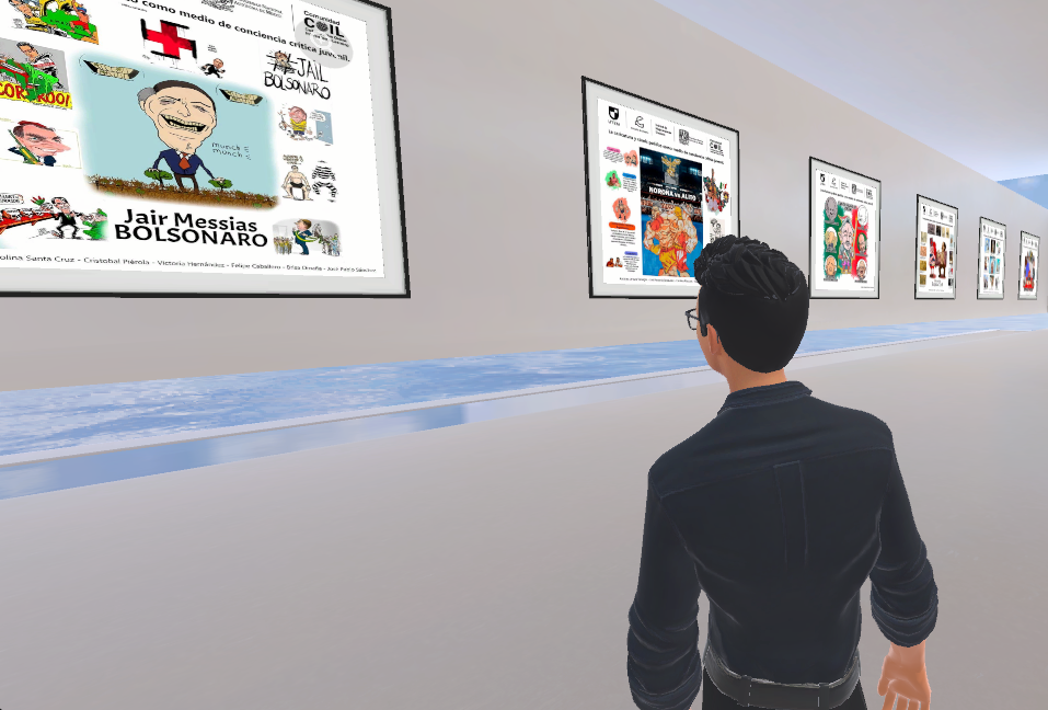 Expo Virtual CARICATURA POLÍTICA para navegador de PC y Mac. Click para visitar!